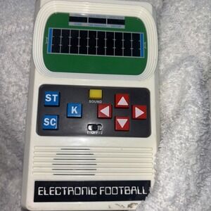 Basic Fun Retro Handheld Football Electronic Game with Batteries Included
